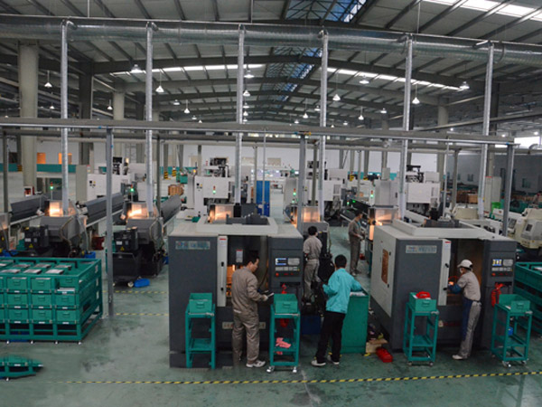 Sheet metal processing workshop